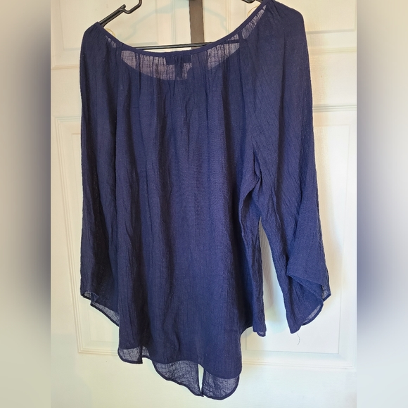 (492) ALYX Woman's Blouse, Size: XL Color: Blue - Picture 8 of 9